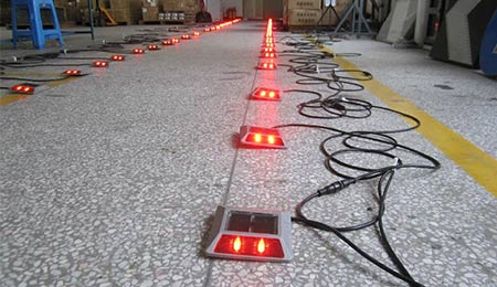 vialetas solares con cable
