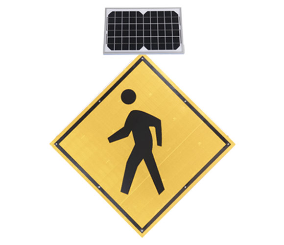 Señal de paso Peatones solar