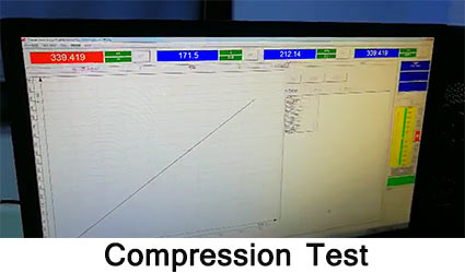 solar road stud compression test