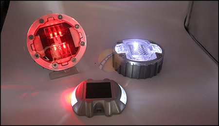 tachas solares aluminio