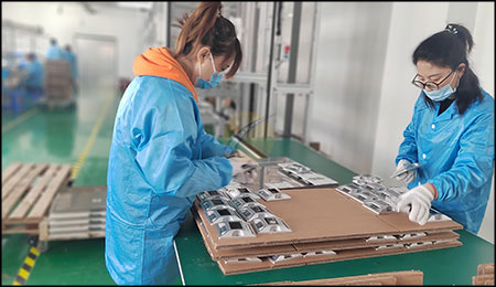 tachas solares aluminio