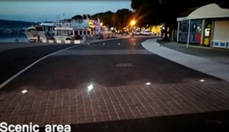the solar road stud marker NK-RS-X5.