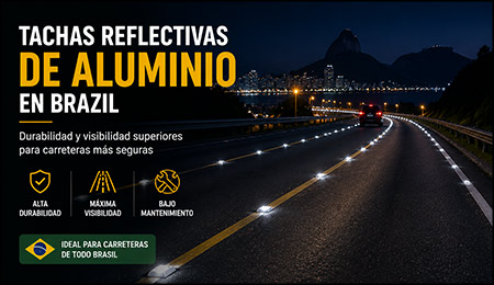 Tachas-Reflectivas-de-Aluminio-en-Brasil