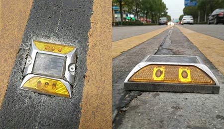 Tachas reflectivas solares led