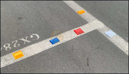 colores de tachas viales