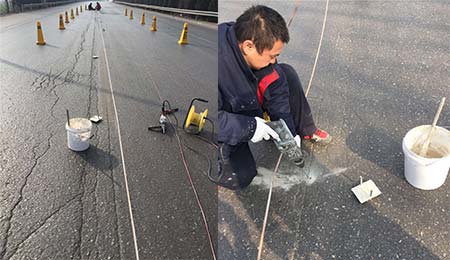 install solar road stud