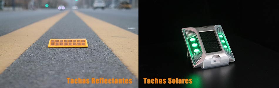Tachas Solares VS Tacha Reflectivas