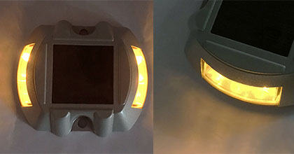 Aluminium solar road stud